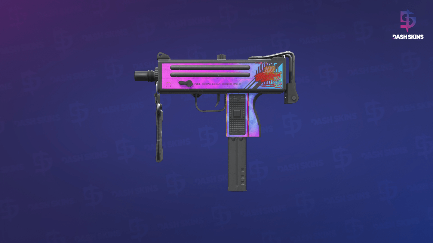 MAC-10 | Disco Tech (Well-Worn) Screenshot Playside