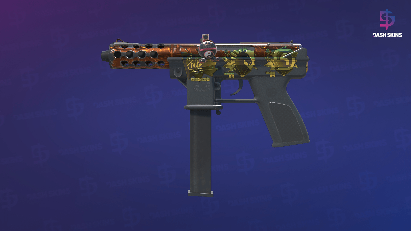 Souvenir Tec-9 | Red Quartz (Field-Tested) Screenshot Playside