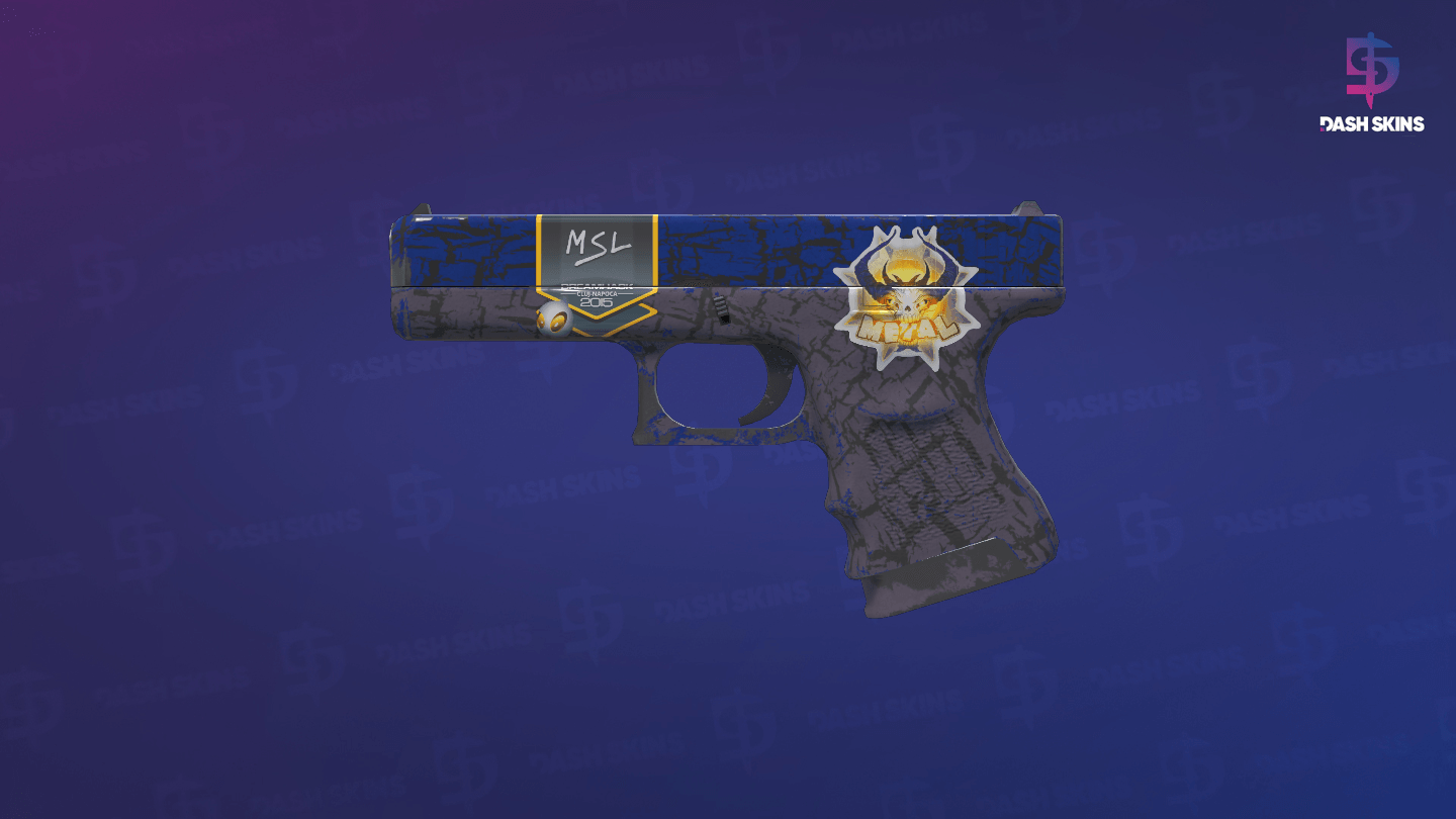 Glock-18 | Blue Fissure (Field-Tested) Screenshot Playside