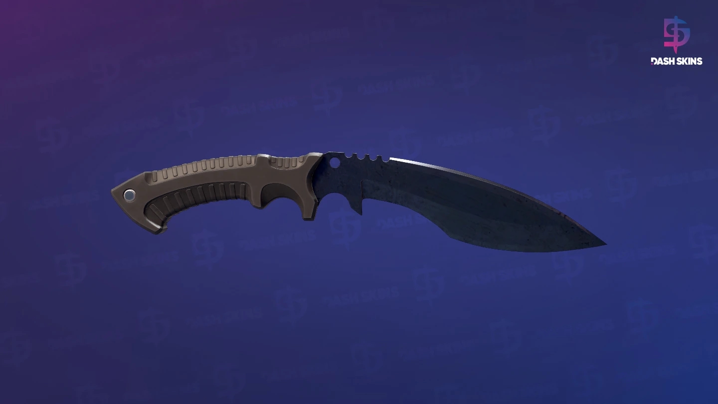 ★ Kukri Knife | Blue Steel (Well-Worn) Screenshot Playside