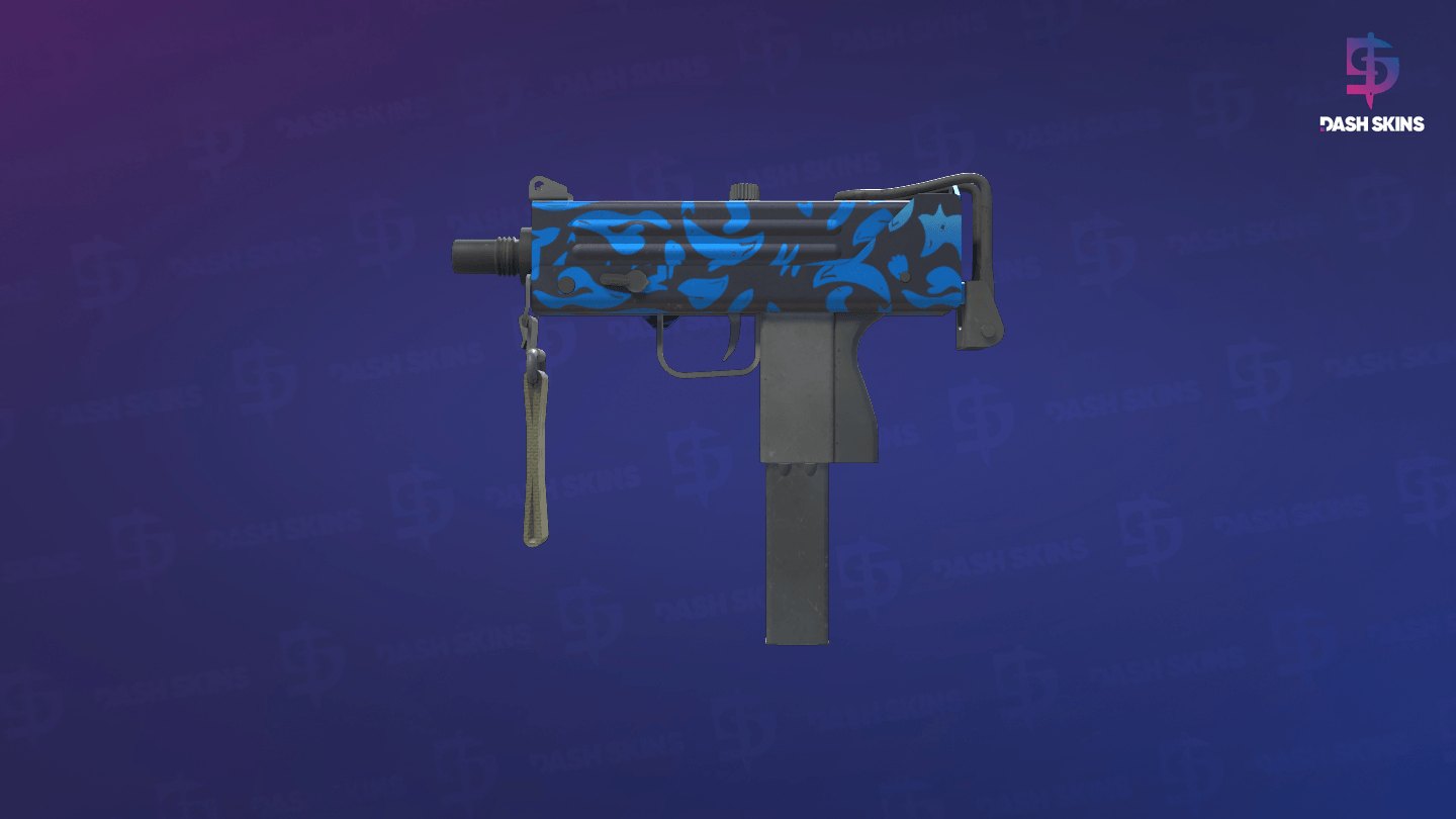 MAC-10 | Oceanic (Minimal Wear) Screenshot Playside