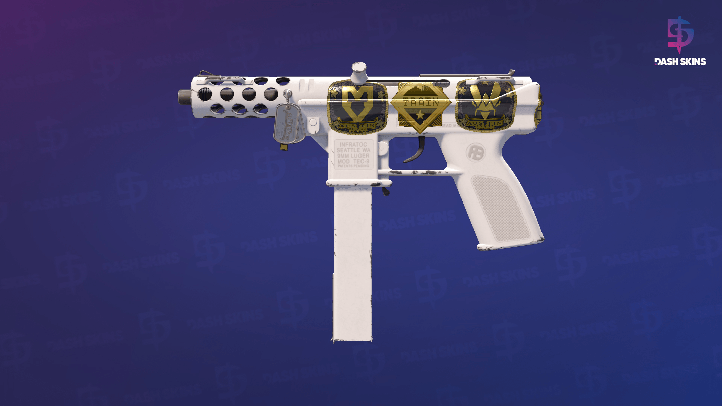 Souvenir Tec-9 | Whiteout (Field-Tested) Screenshot Playside