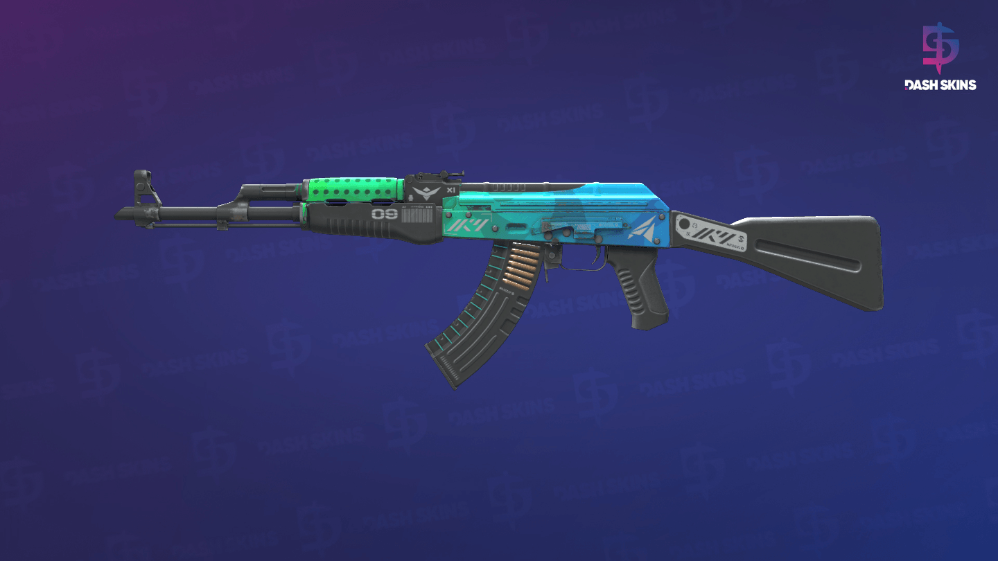 AK-47 | Ice Coaled (Field-Tested) Screenshot Playside