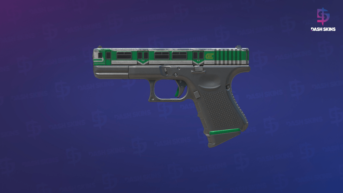 Glock-18 | Green Line (Minimal Wear) Screenshot Playside