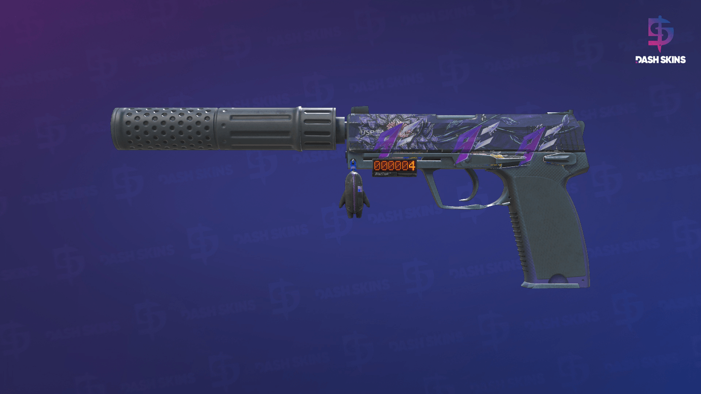 StatTrak™ USP-S | Black Lotus (Field-Tested) Screenshot Playside