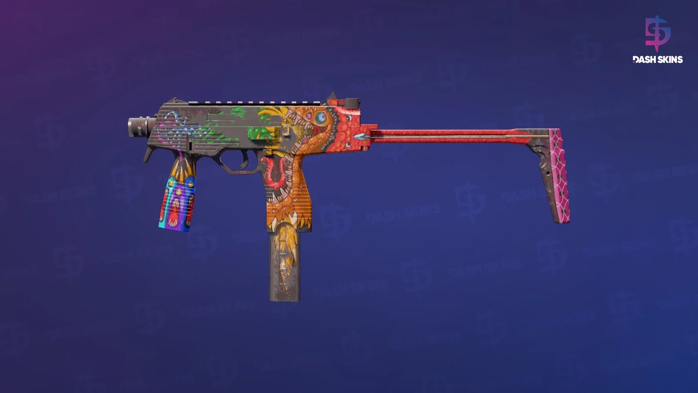 MP9 | Food Chain (Battle-Scarred) Screenshot Playside