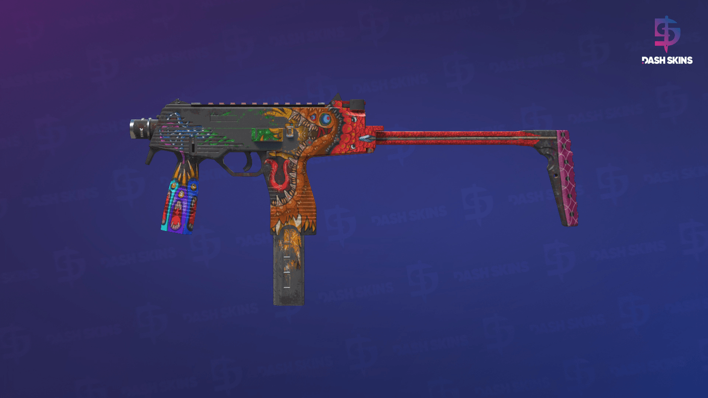 MP9 | Food Chain (Battle-Scarred) Screenshot Playside