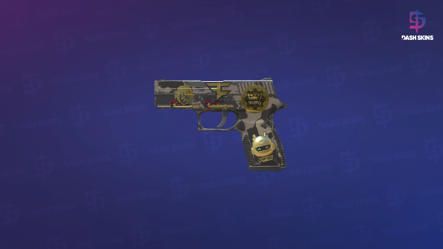 Souvenir P250 | Black & Tan (Well-Worn) Screenshot Playside
