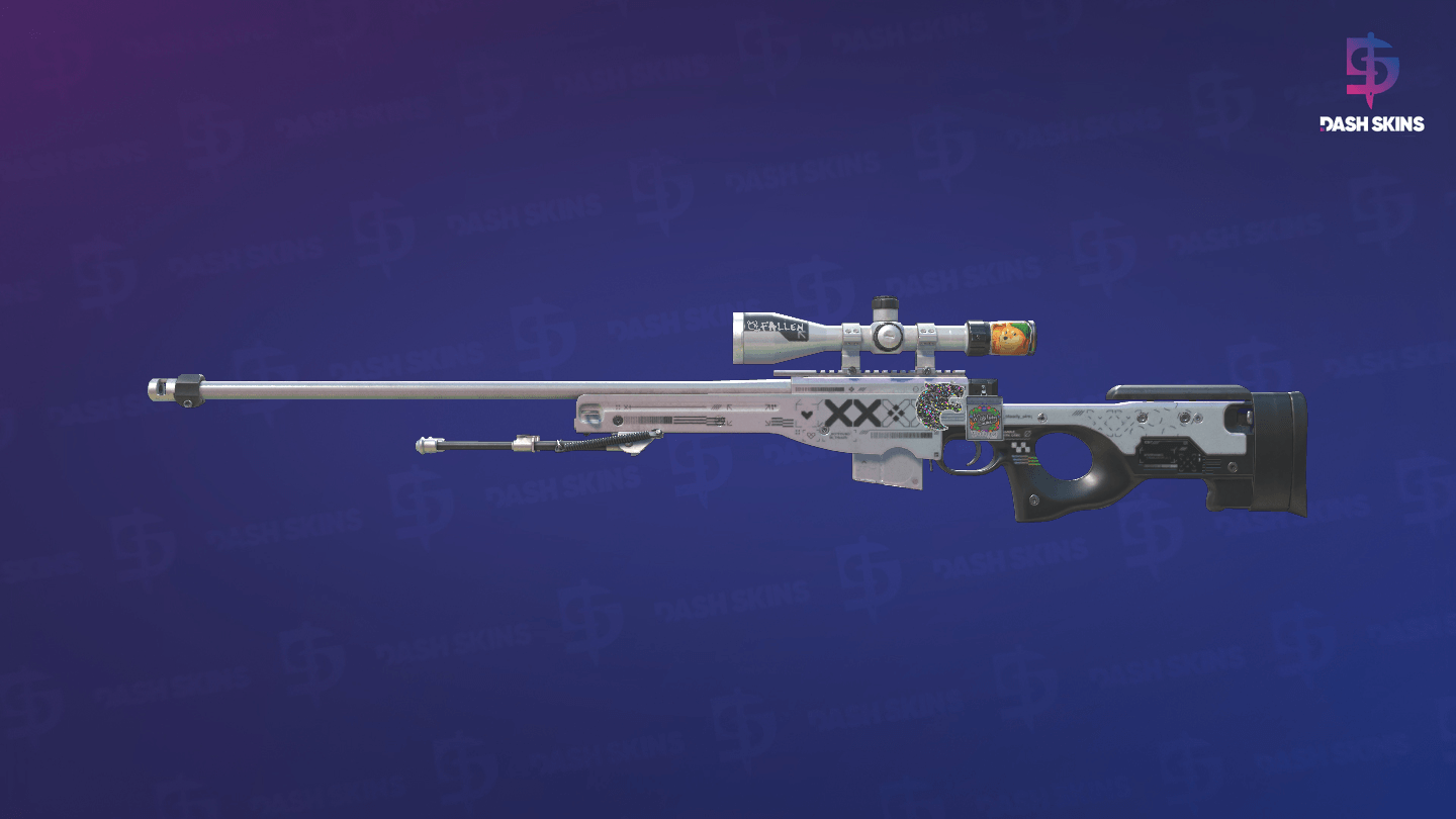 AWP | Printstream (Well-Worn) Screenshot Playside