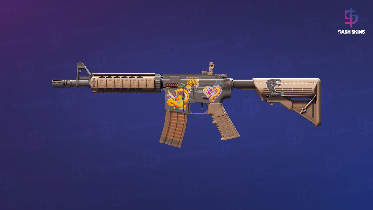 StatTrak™ M4A4 | Poly Mag (Minimal Wear) Screenshot Playside