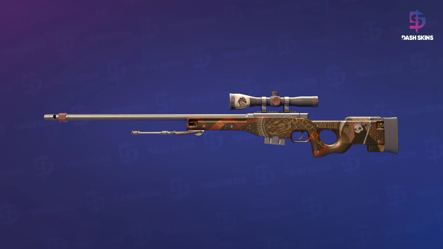 AWP | Mortis (Well-Worn) Screenshot Playside
