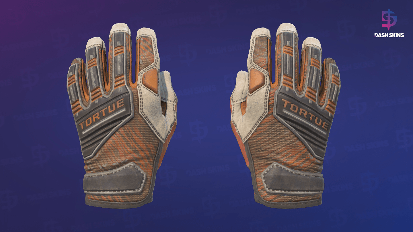 ★ Specialist Gloves | Tiger Strike (Well-Worn) Screenshot Playside