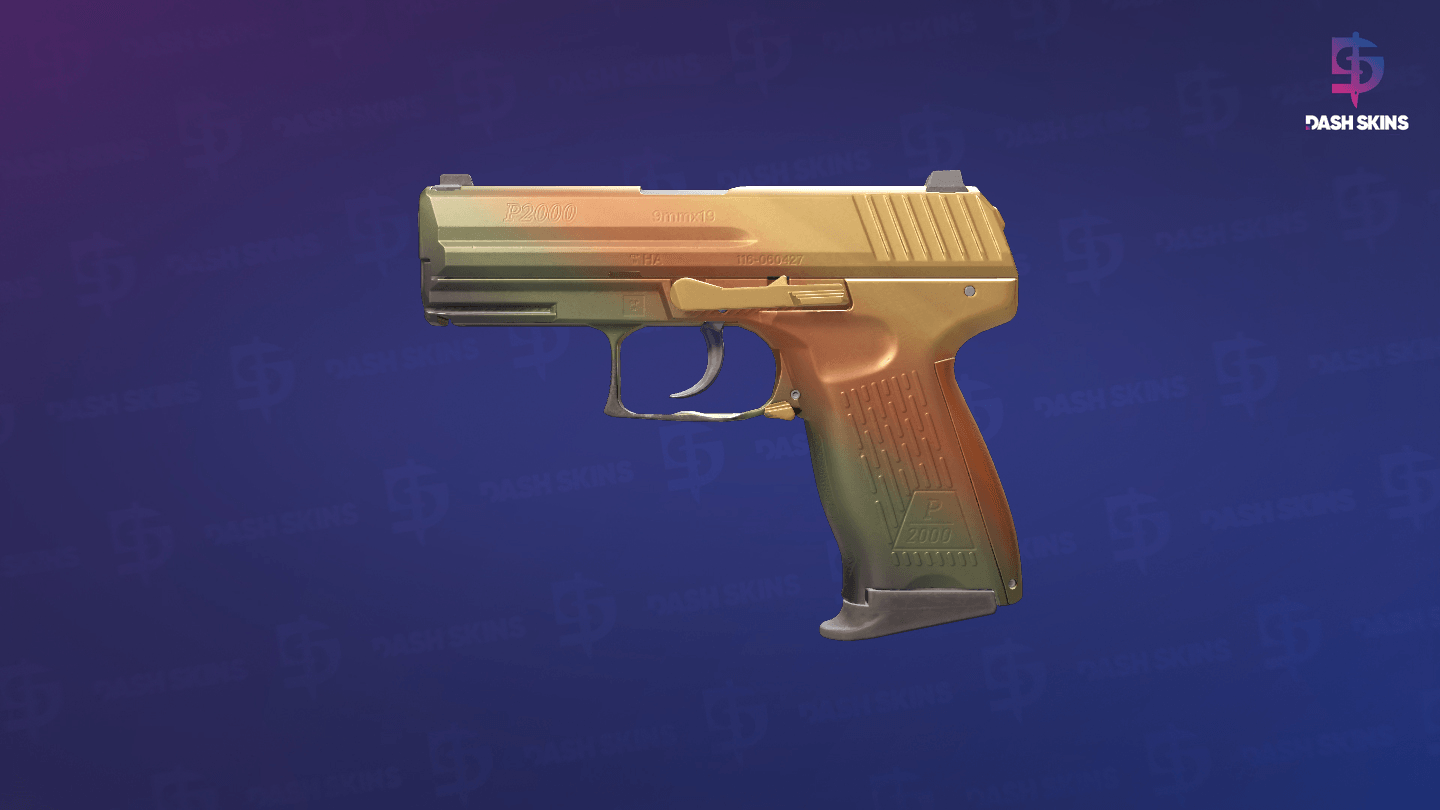 P2000 | Amber Fade (Minimal Wear) Screenshot Playside