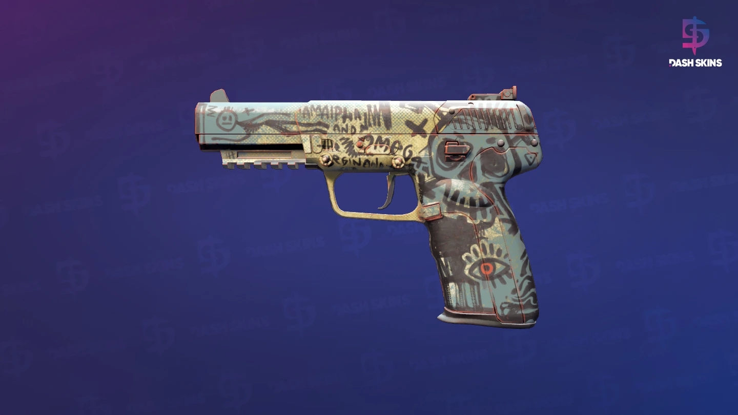 Five-SeveN | Scrawl (Factory New) Screenshot Playside