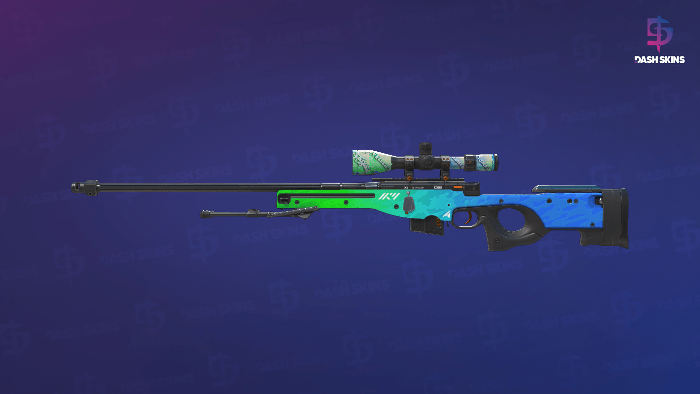 AWP | Ice Coaled (Minimal Wear) Screenshot Playside