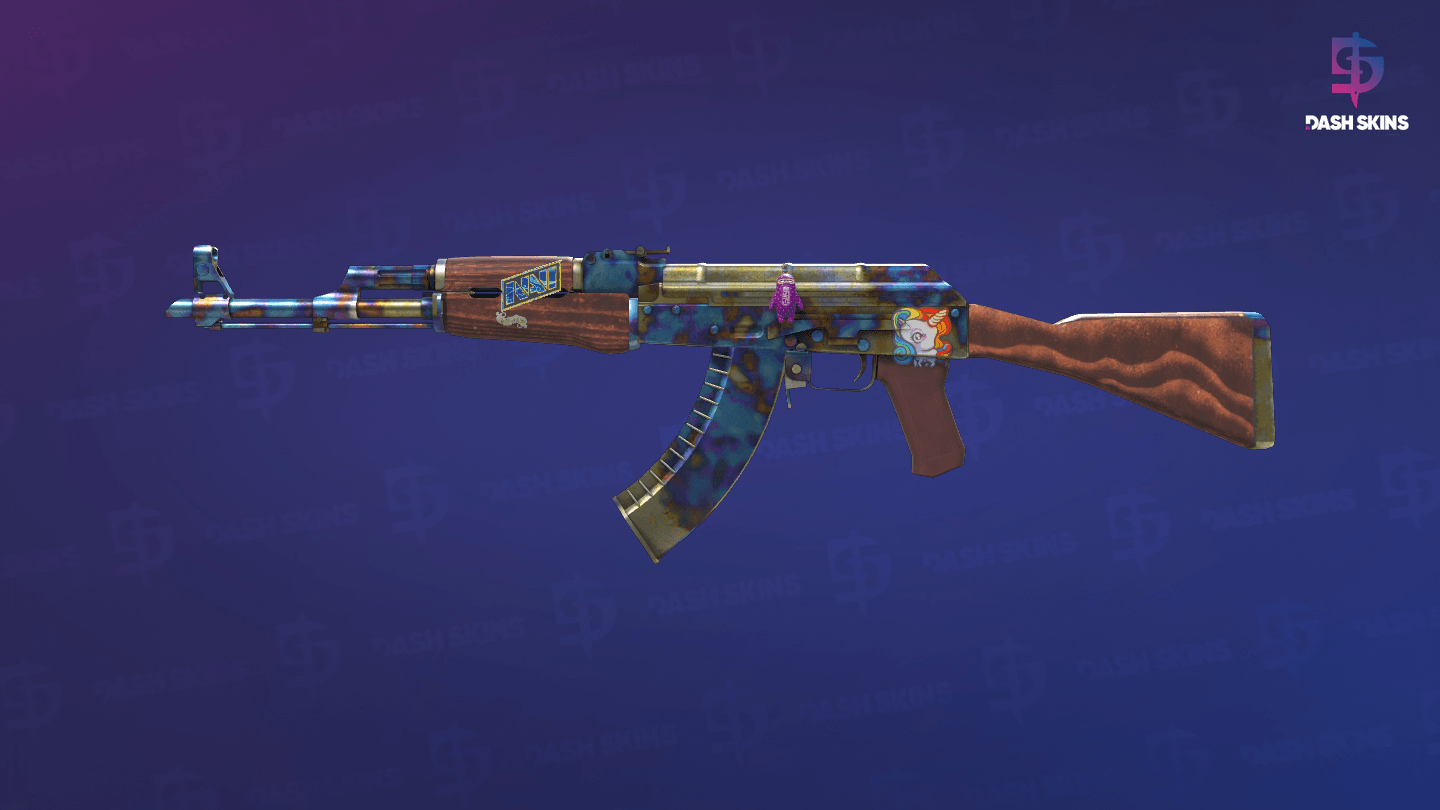 AK-47 | Case Hardened (Battle-Scarred) Screenshot Playside