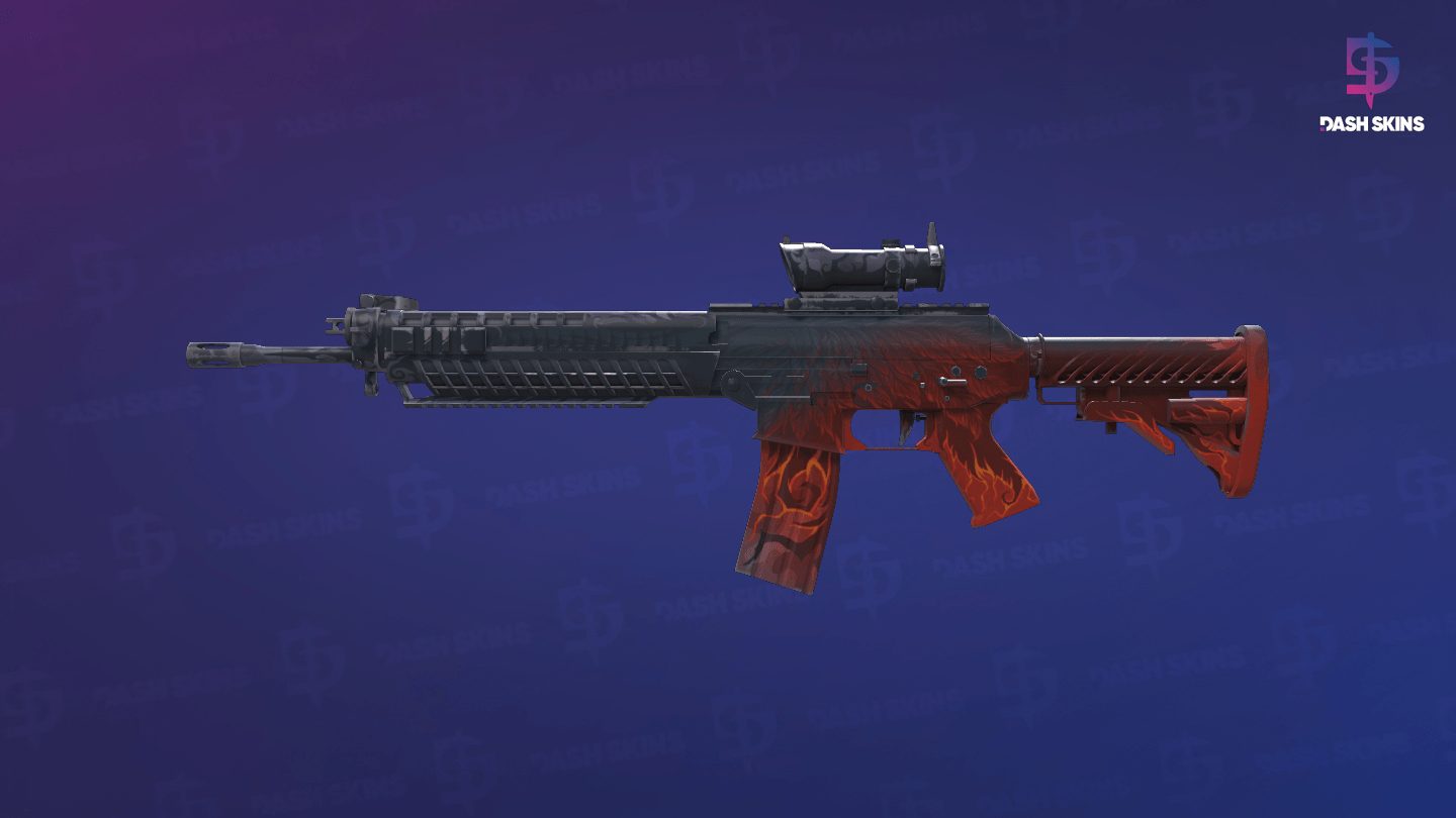 SG 553 | Darkwing (Field-Tested) Screenshot Playside