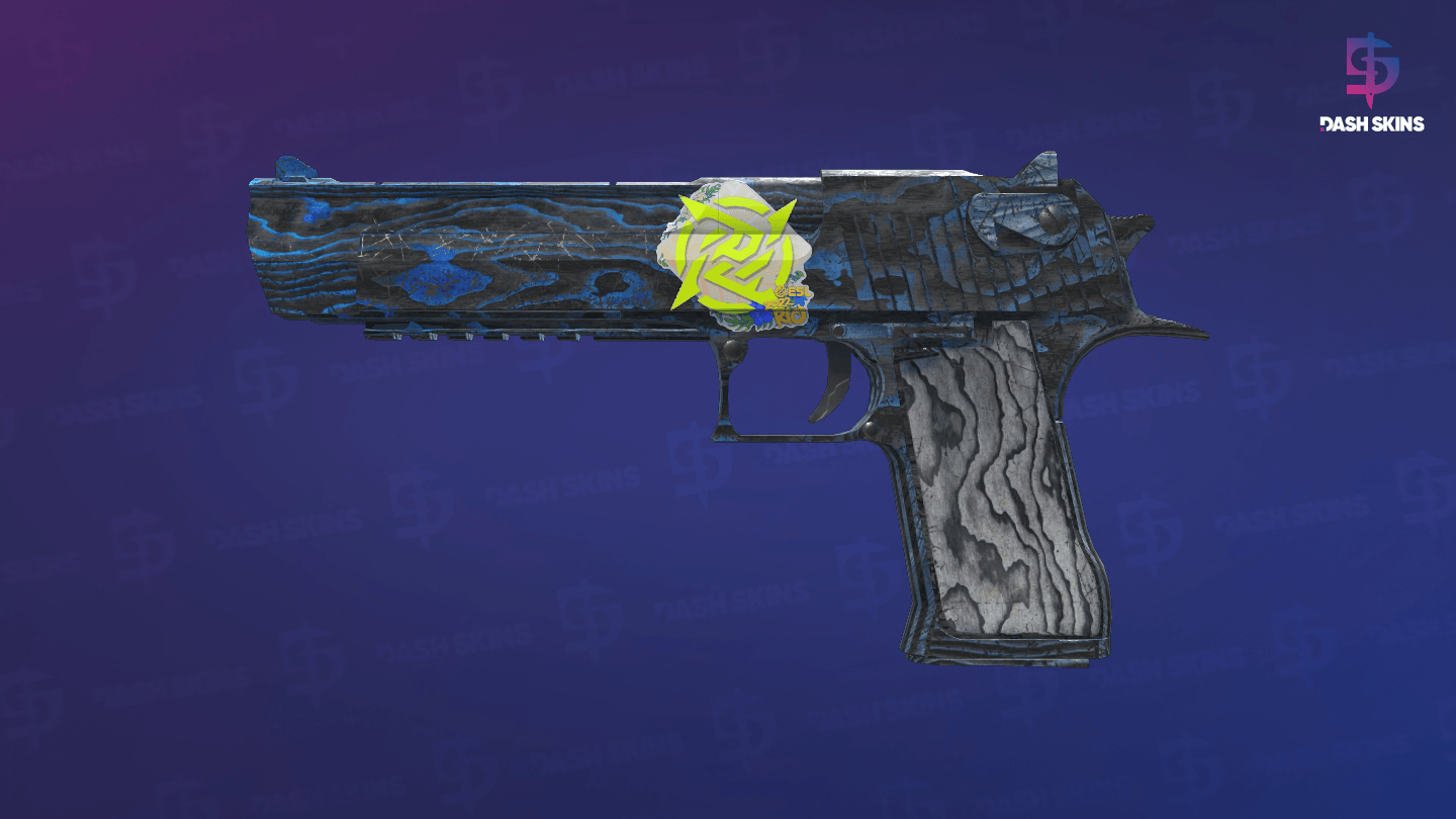 Desert Eagle | Blue Ply (Battle-Scarred) Screenshot Playside