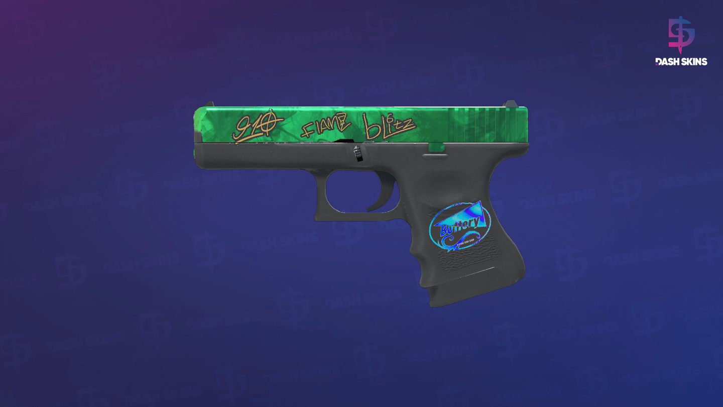 Glock-18 | Gamma Doppler (Field-Tested) - Emerald Screenshot Playside