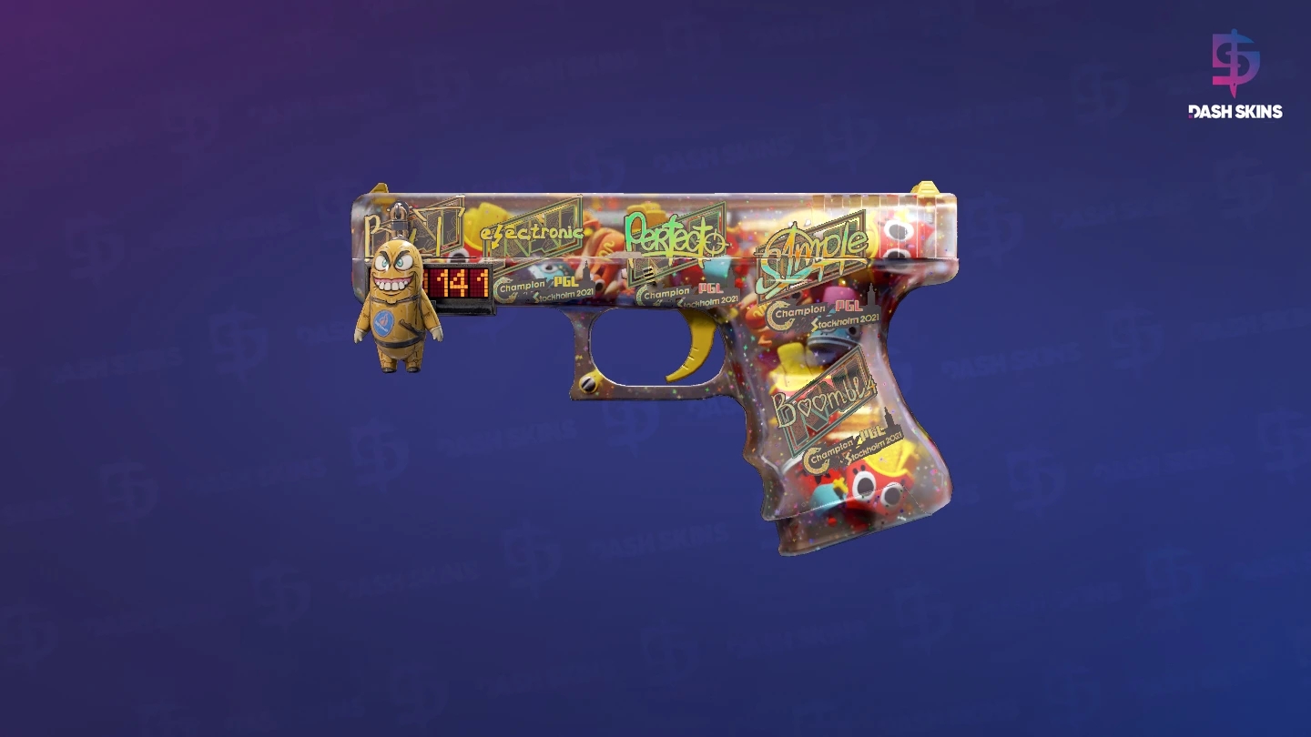 StatTrak™ Glock-18 | Snack Attack (Field-Tested) Screenshot Playside