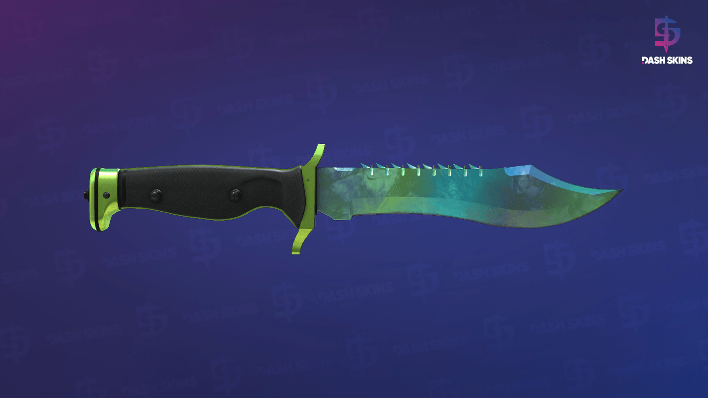 ★ Bowie Knife | Gamma Doppler (Factory New) - Phase 4 Screenshot Playside