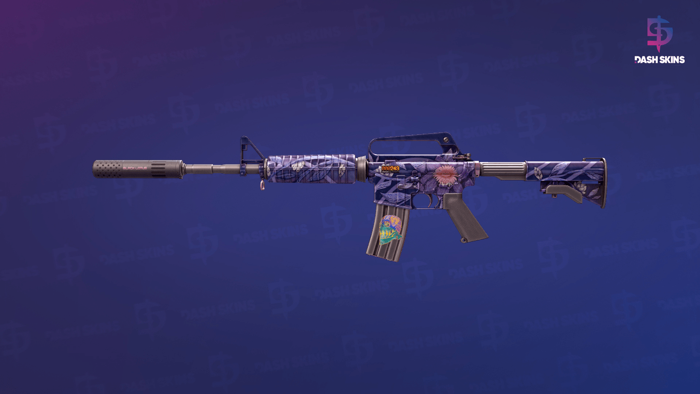 StatTrak™ M4A1-S | Black Lotus (Field-Tested) Screenshot Playside