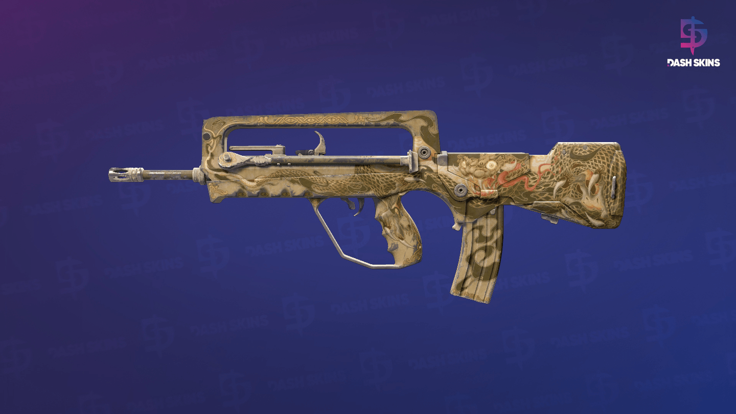 FAMAS | Snake Song (Well-Worn) Screenshot Playside