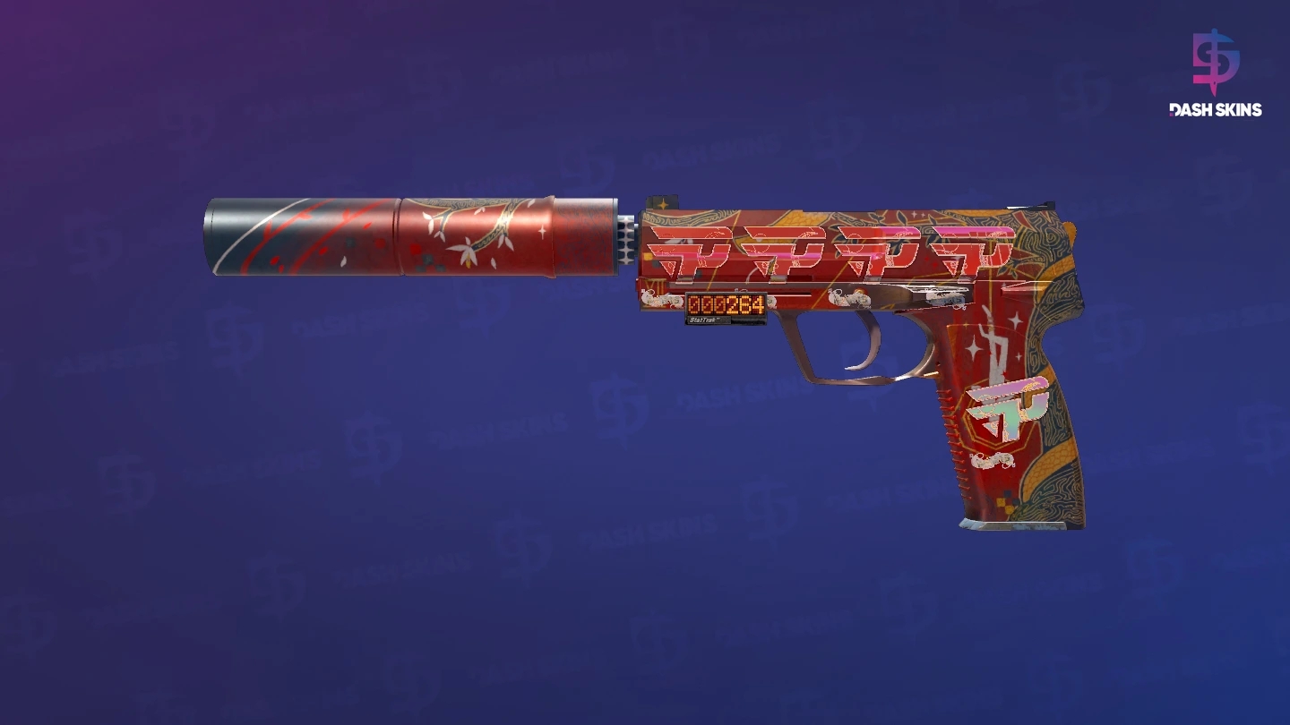 StatTrak™ USP-S | The Traitor (Well-Worn) Screenshot Playside