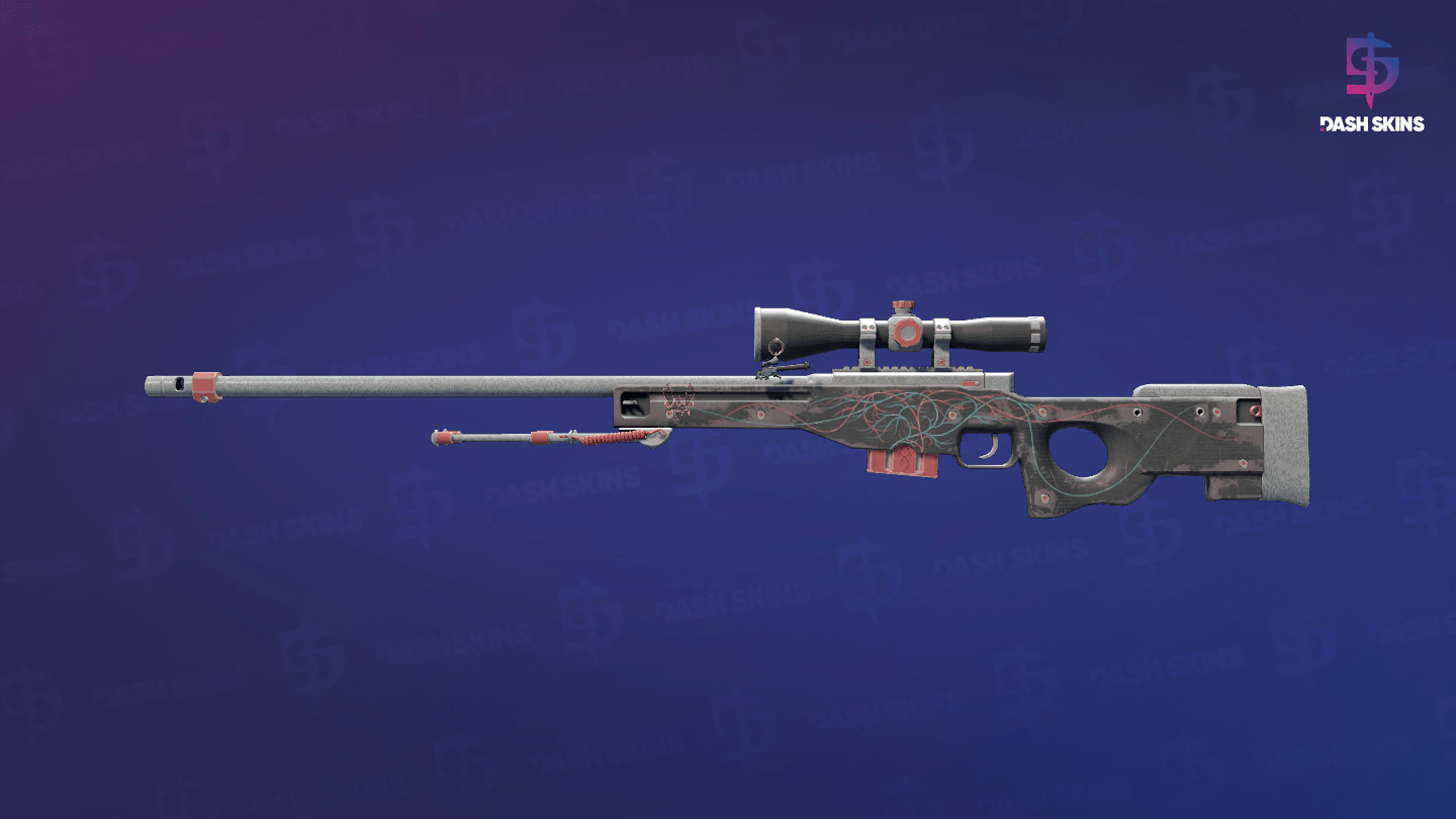 AWP | Capillary (Well-Worn) Screenshot Playside