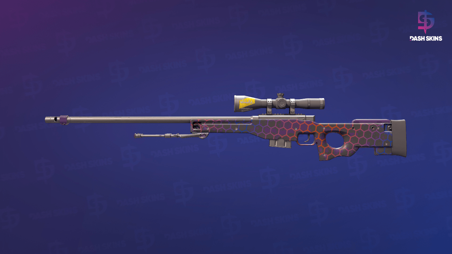 AWP | Electric Hive (Minimal Wear) Screenshot Playside
