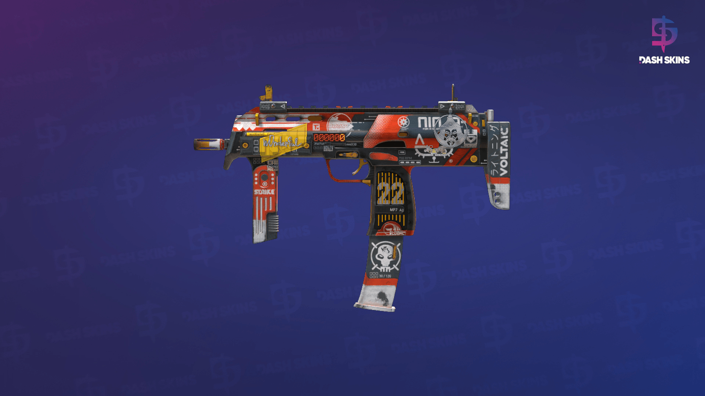 StatTrak™ MP7 | Bloodsport (Field-Tested) Screenshot Playside