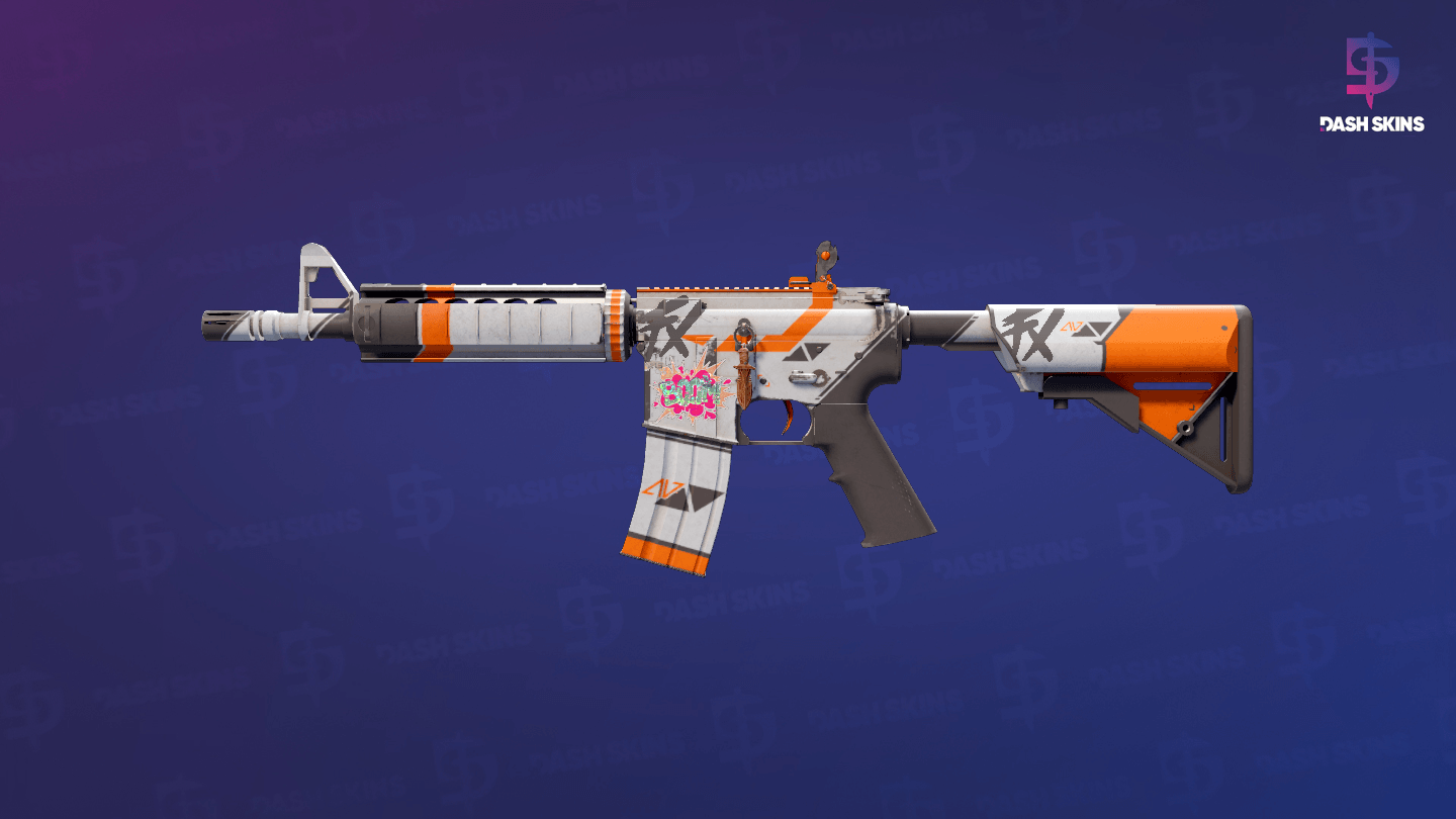 M4A4 | Asiimov (Battle-Scarred) Screenshot Playside