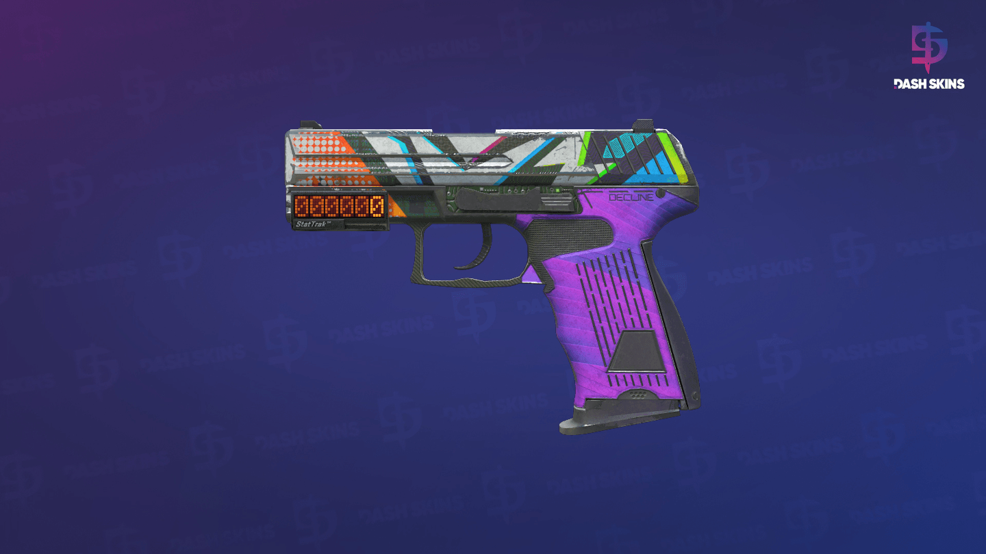 StatTrak™ P2000 | Wicked Sick (Battle-Scarred) Screenshot Playside