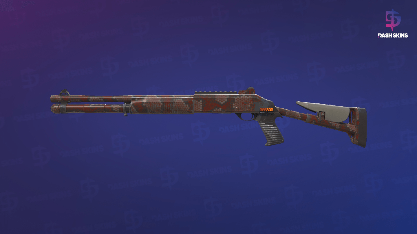 StatTrak™ XM1014 | Red Python (Minimal Wear) Screenshot Playside