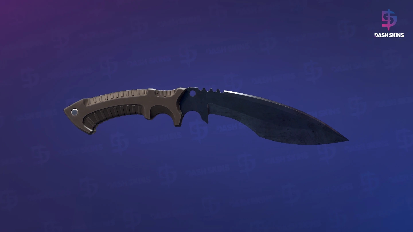 ★ Kukri Knife | Blue Steel (Well-Worn) Screenshot Playside