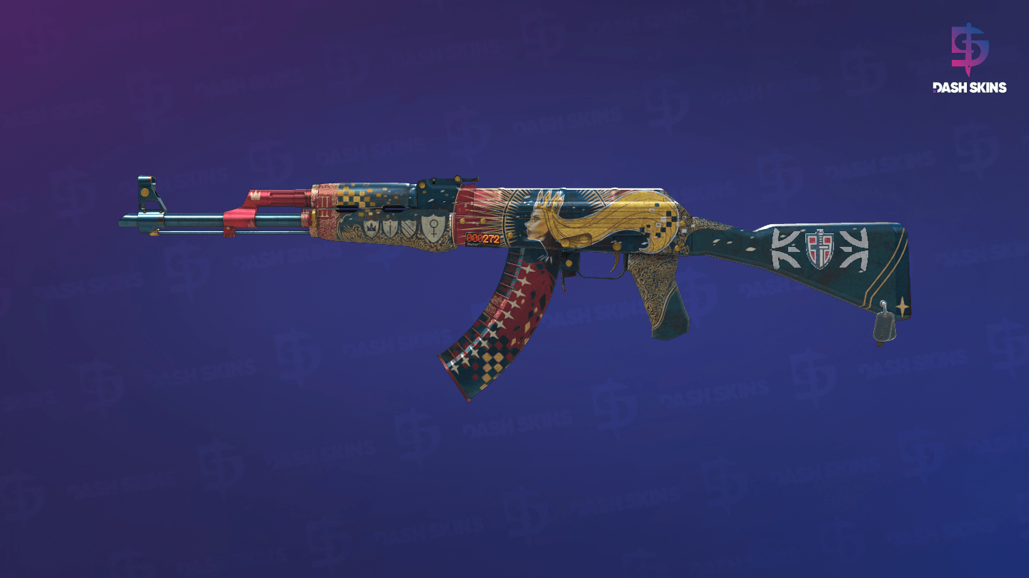 StatTrak™ AK-47 | The Empress (Battle-Scarred) Screenshot Playside