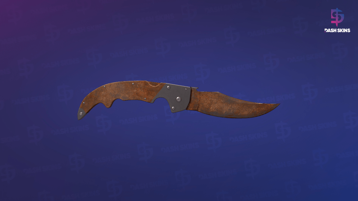 ★ Falchion Knife | Rust Coat (Battle-Scarred) Screenshot Playside