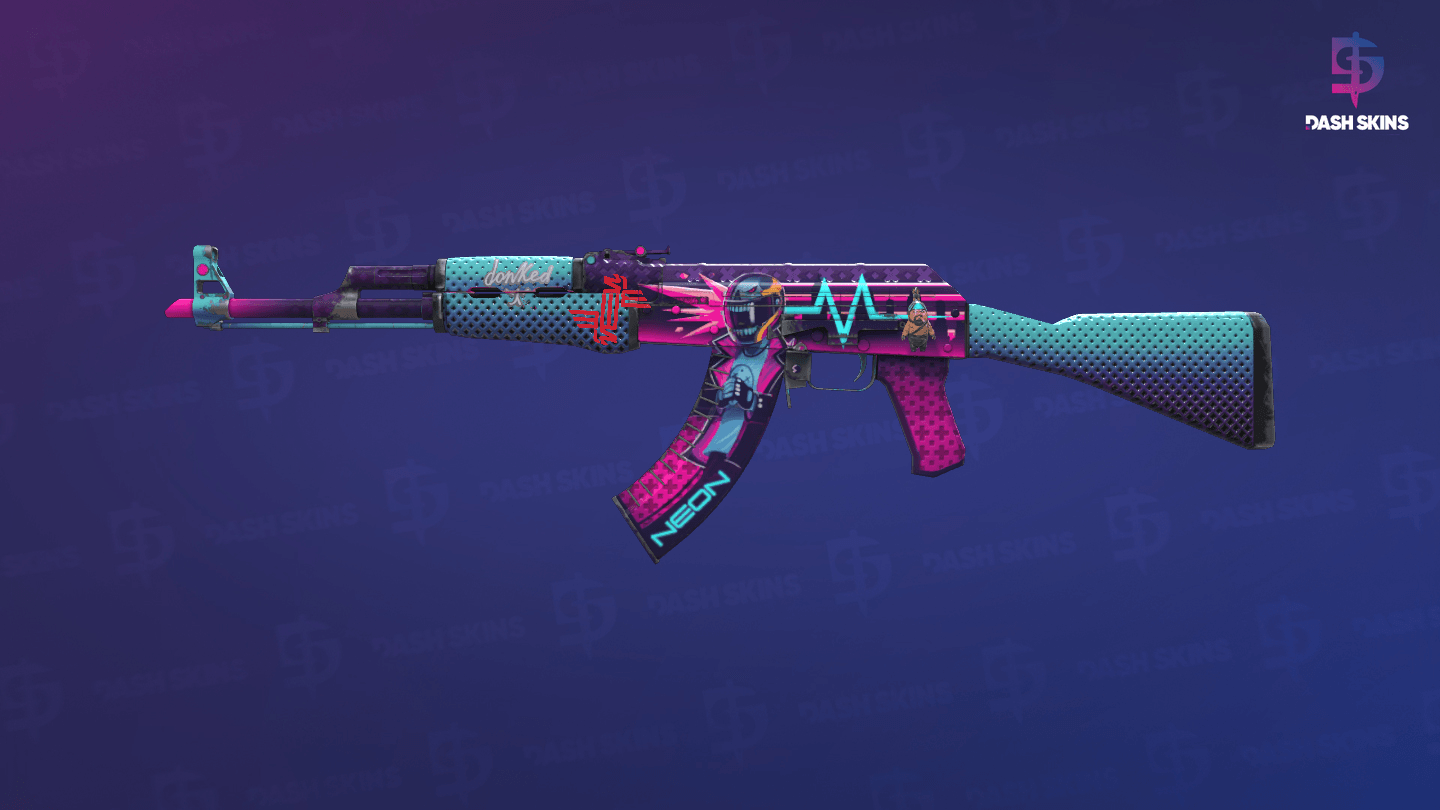 AK-47 | Neon Rider (Field-Tested) Screenshot Playside
