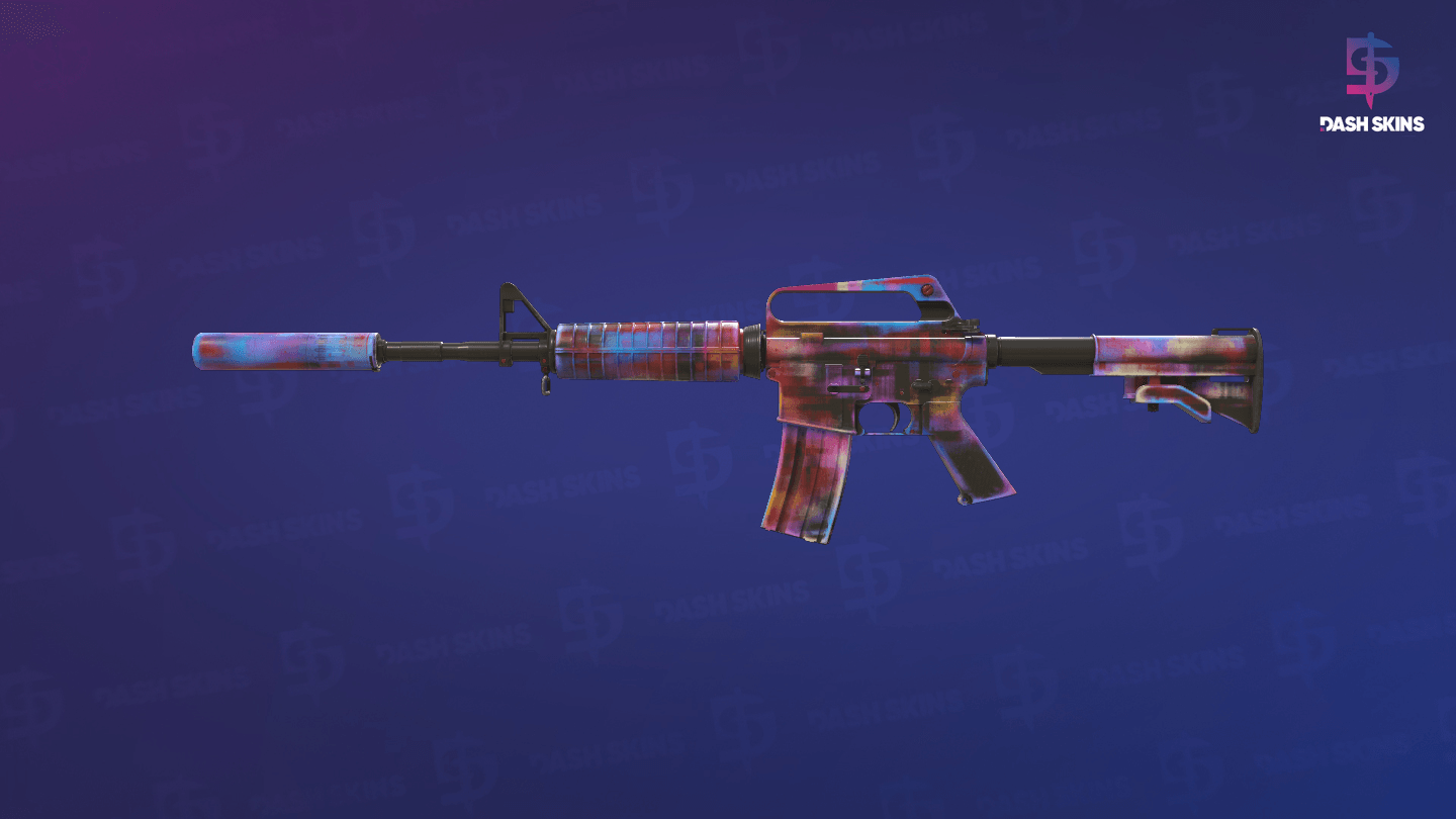 M4A1-S | Glitched Paint (Minimal Wear) Screenshot Playside