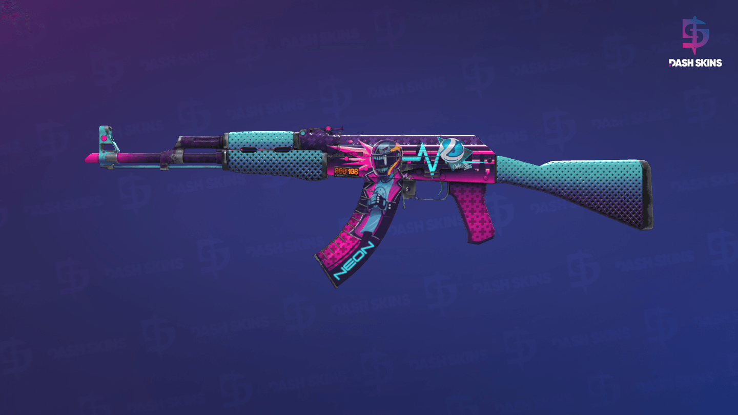 StatTrak™ AK-47 | Neon Rider (Field-Tested) Screenshot Playside
