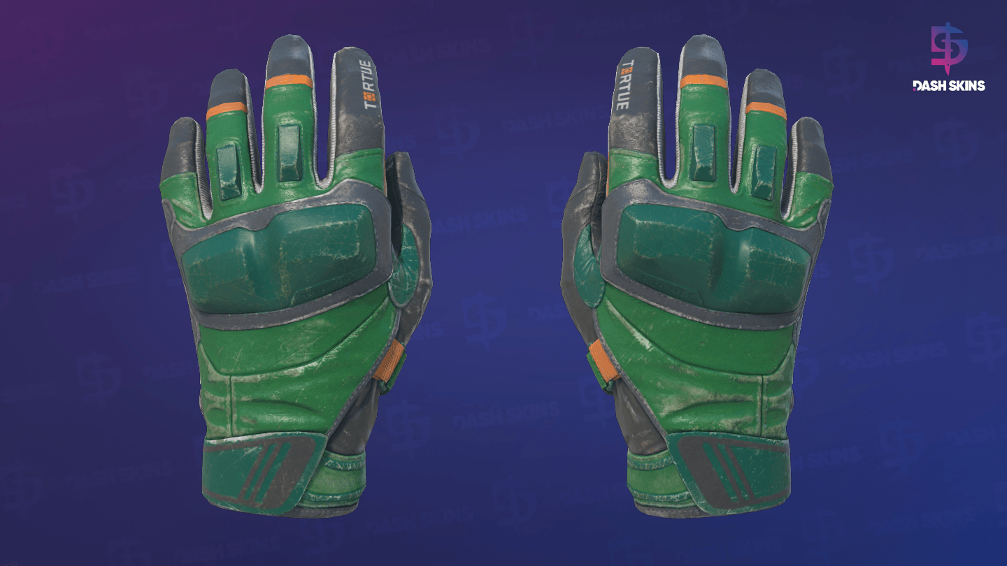 ★ Moto Gloves | Turtle (Well-Worn) Screenshot Playside