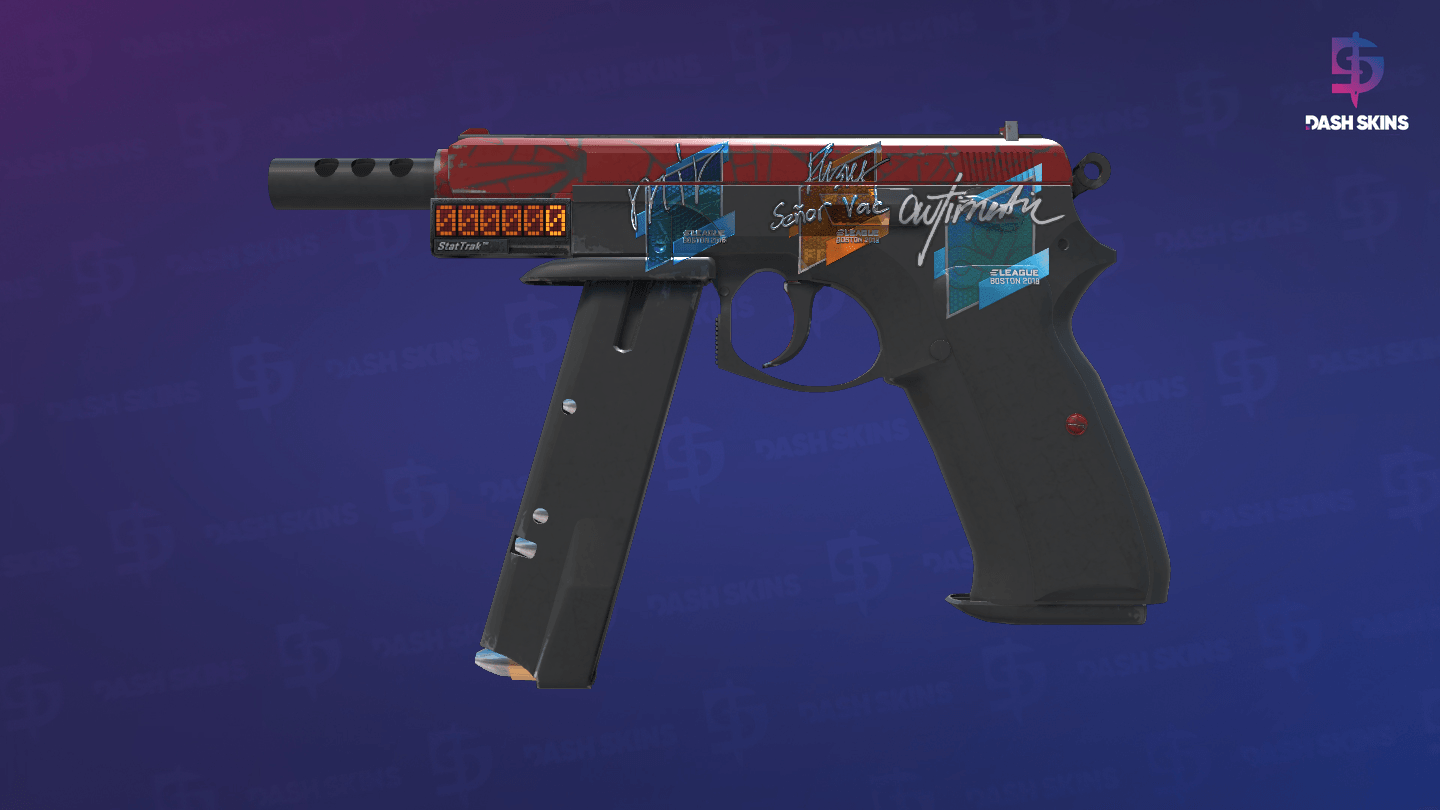 StatTrak™ CZ75-Auto | Crimson Web (Field-Tested) Screenshot Playside