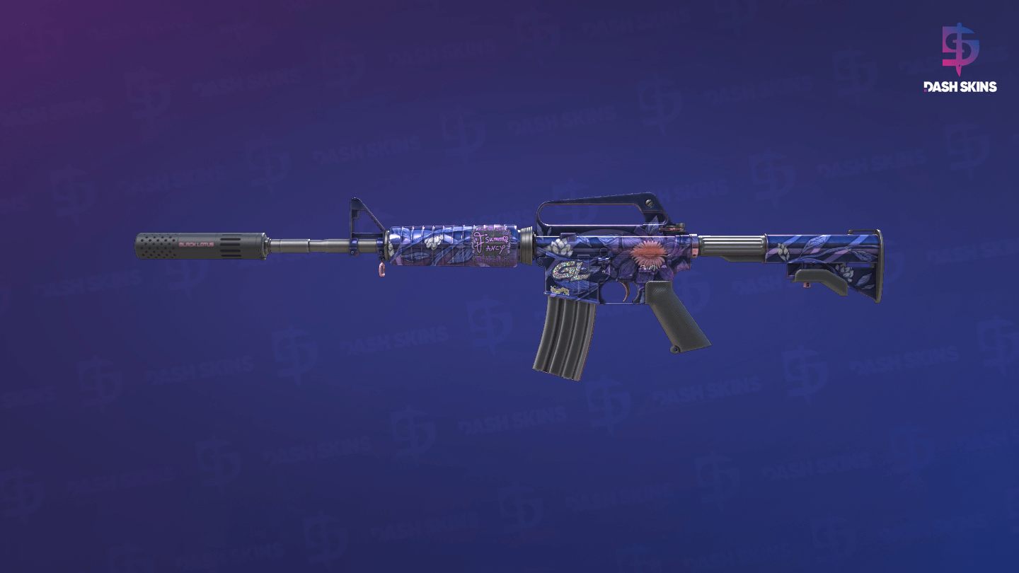 M4A1-S | Black Lotus (Minimal Wear) Screenshot Playside