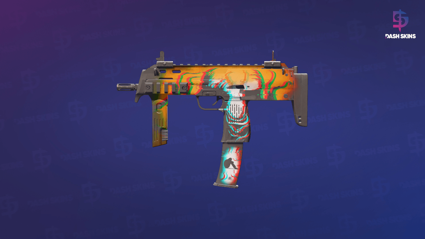 MP7 | Abyssal Apparition (Well-Worn) Screenshot Playside