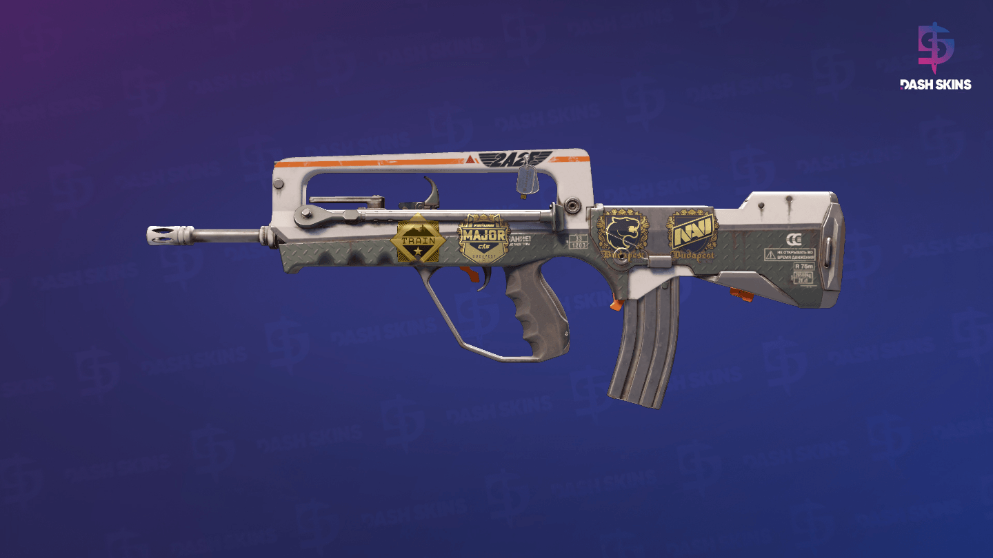 Souvenir FAMAS | 2A2F (Minimal Wear) Screenshot Playside