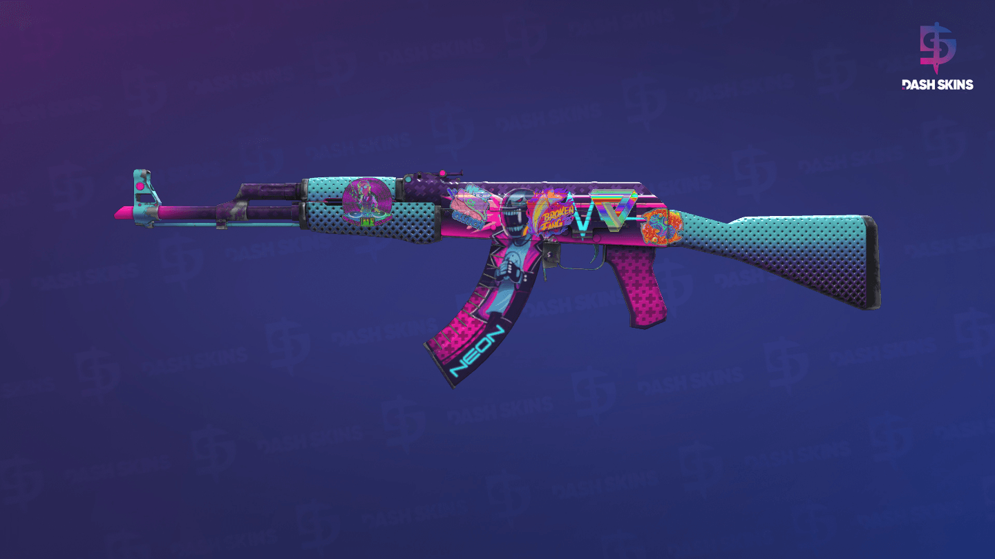 AK-47 | Neon Rider (Field-Tested) Screenshot Playside