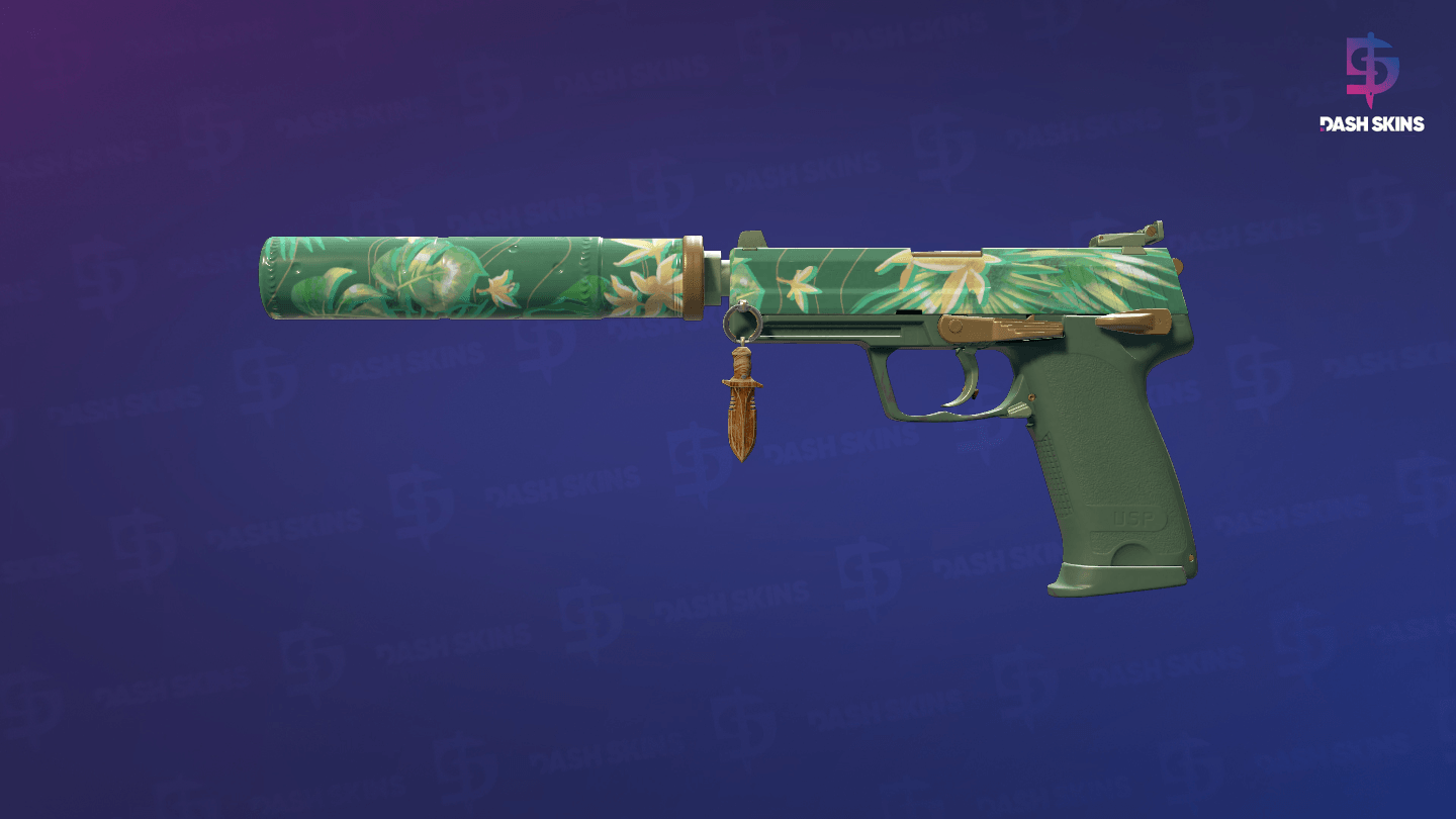 USP-S | Tropical Breeze (Minimal Wear) Screenshot Playside