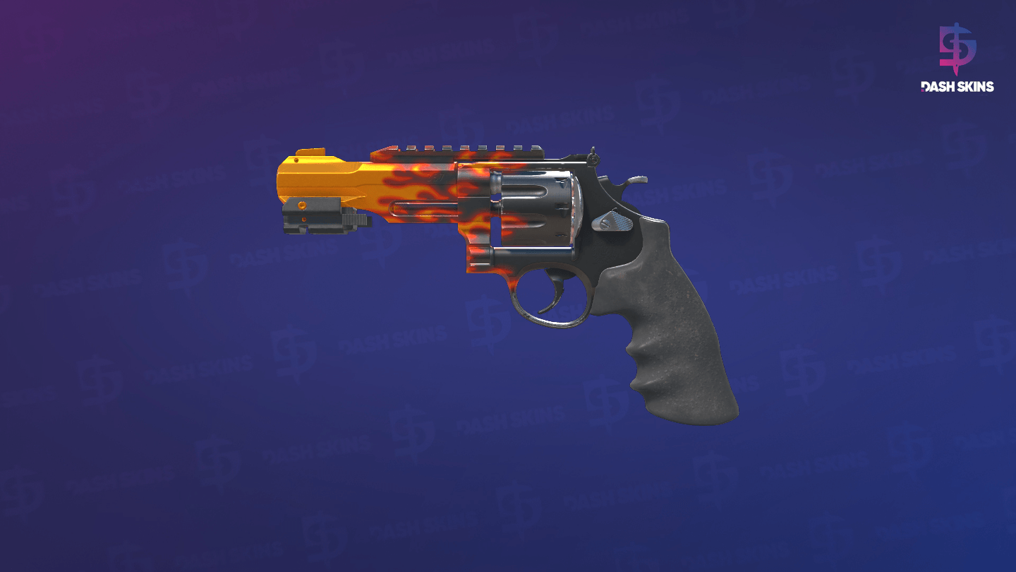 R8 Revolver | Blaze (Minimal Wear) Screenshot Playside