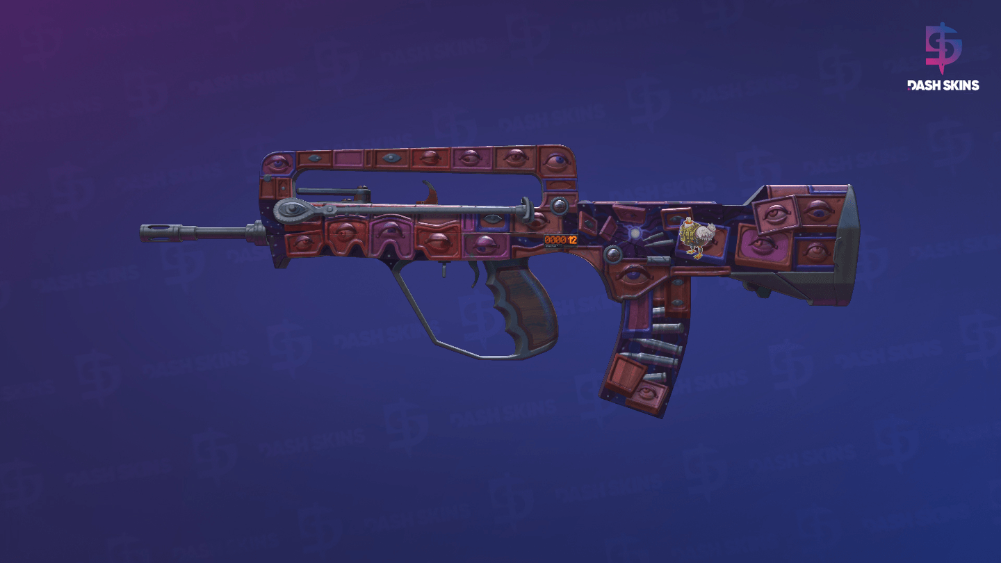 StatTrak™ FAMAS | Rapid Eye Movement (Well-Worn) Screenshot Playside