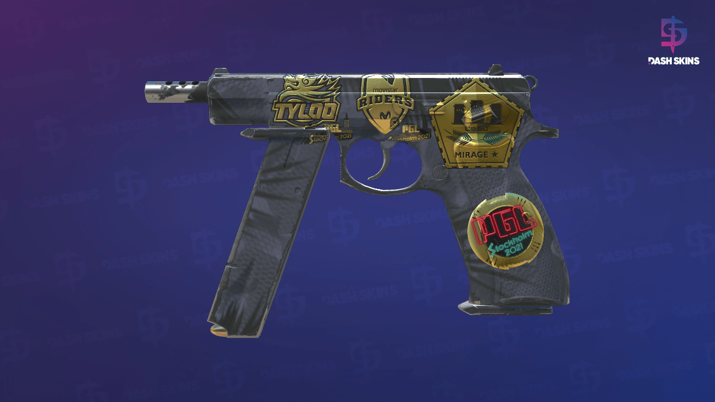 Souvenir CZ75-Auto | Midnight Palm (Field-Tested) Screenshot Playside